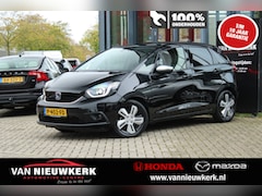 Honda Jazz - 1.5 109pk Hybrid Automaat Executive Stuurverwarming Parkeercamera Navigatie Trekhaak