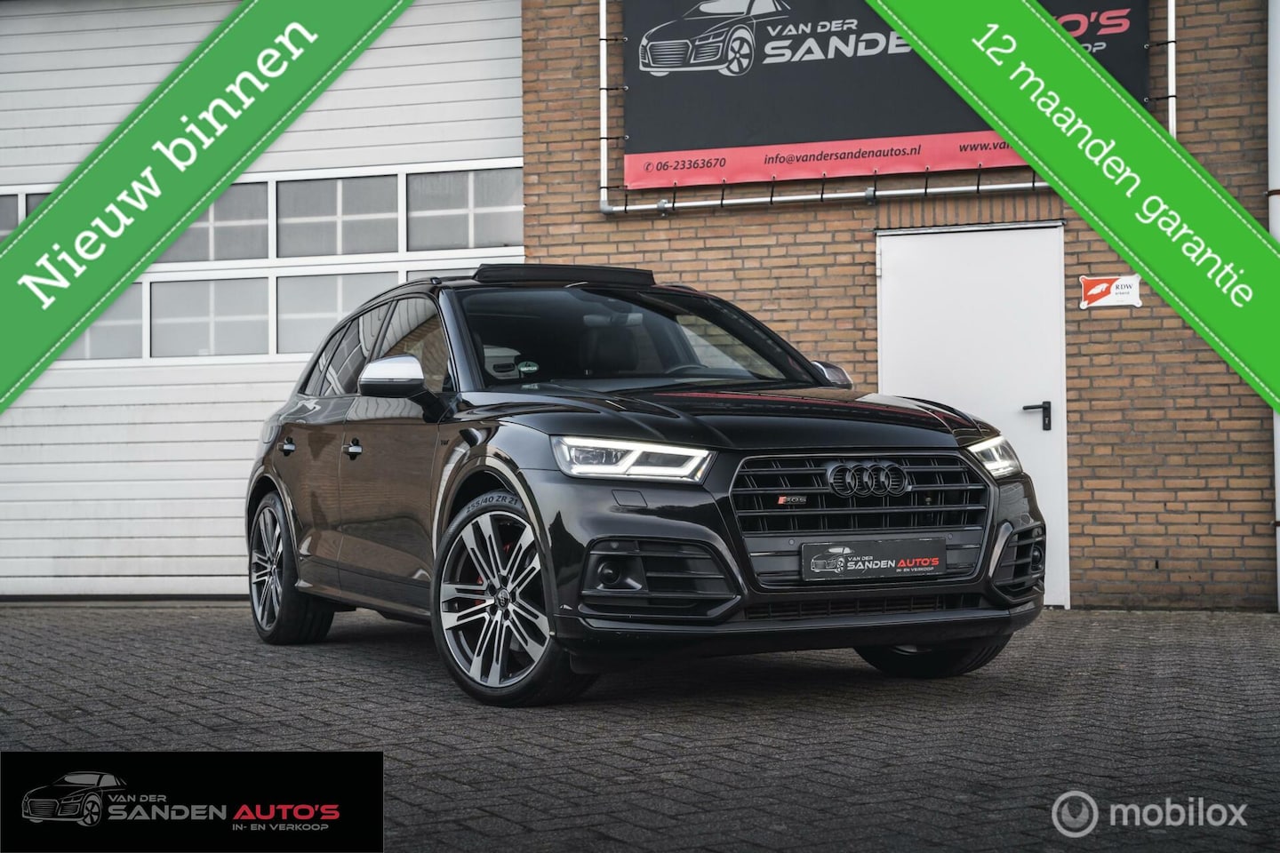 Audi SQ5 - 3.0 TFSI Quattro|Ful Black|RS-leder|HUD|Pano|Carbon - AutoWereld.nl