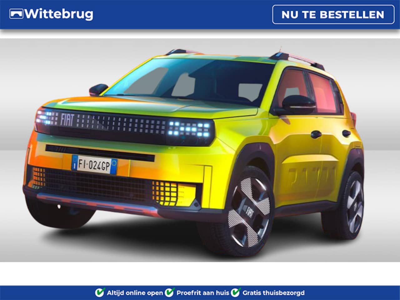 Fiat Grande Panda - RED 44 kWh NU TE BESTELLEN PROFITEER NU NOG VAN 2.950,- SUBSIDIE - AutoWereld.nl