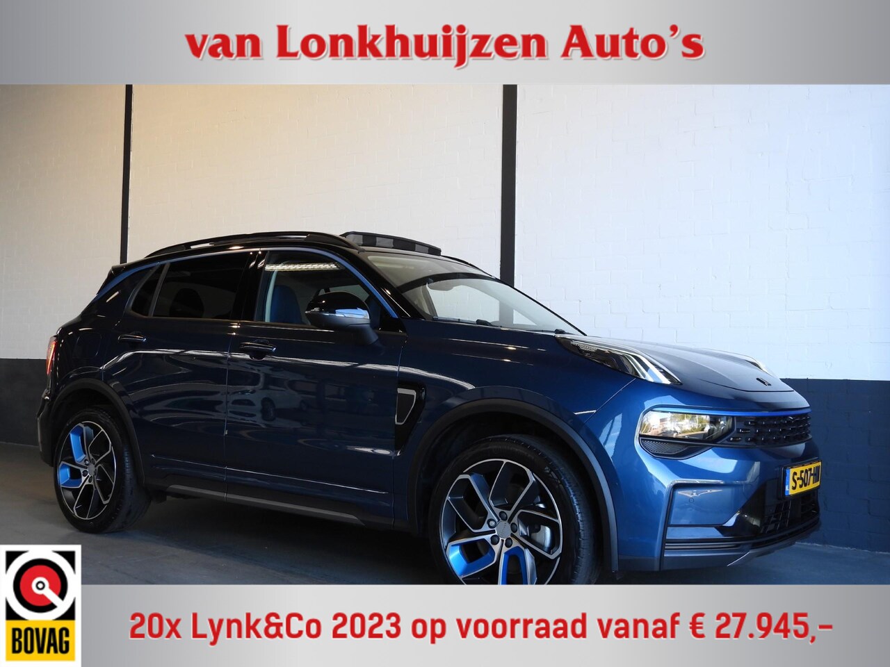 Lynk & Co 01 - 1.5 PHEV Plug-In NAVI/360CAM/SCHUIFDAK/LED/20"LMV! - AutoWereld.nl