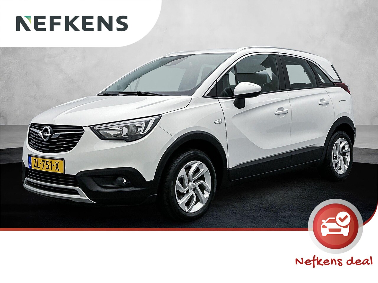 Opel Crossland X - 110pk Turbo Innovation (AUTOM./1ste eig./Cruise/Keyless/Climate/Halfleer/NAV./NL auto!) - AutoWereld.nl