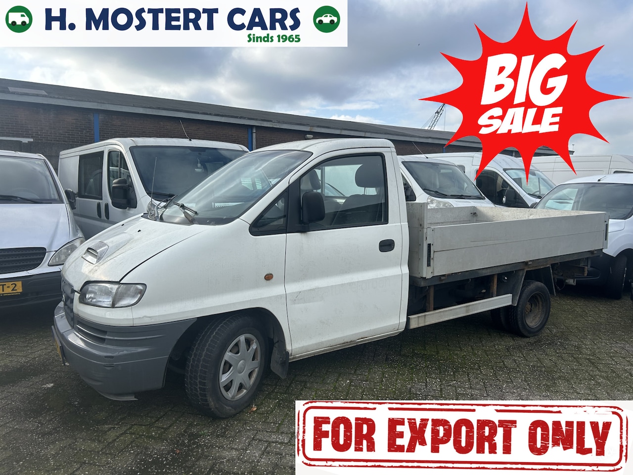 Hyundai H 200 - 2.5 TCI LWB aluminium bak * MOTOR TIKT * PICK-UP * TREKHAAK * Export Collectie * - AutoWereld.nl