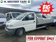 Hyundai H 200 - 2.5 TCI LWB aluminium bak * MOTOR TIKT * PICK-UP * TREKHAAK * Export Collectie