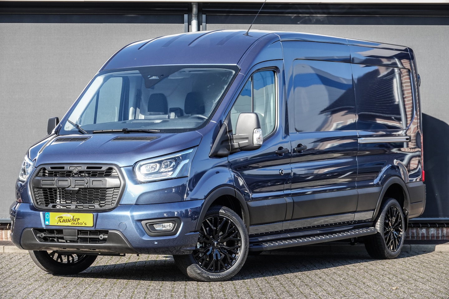 Ford Transit - L3H2 | 2.0Tdci 165Pk | 350 | Raptor Edition | 2x Schuifdeur | Nieuw Model | Chrome Blue - AutoWereld.nl