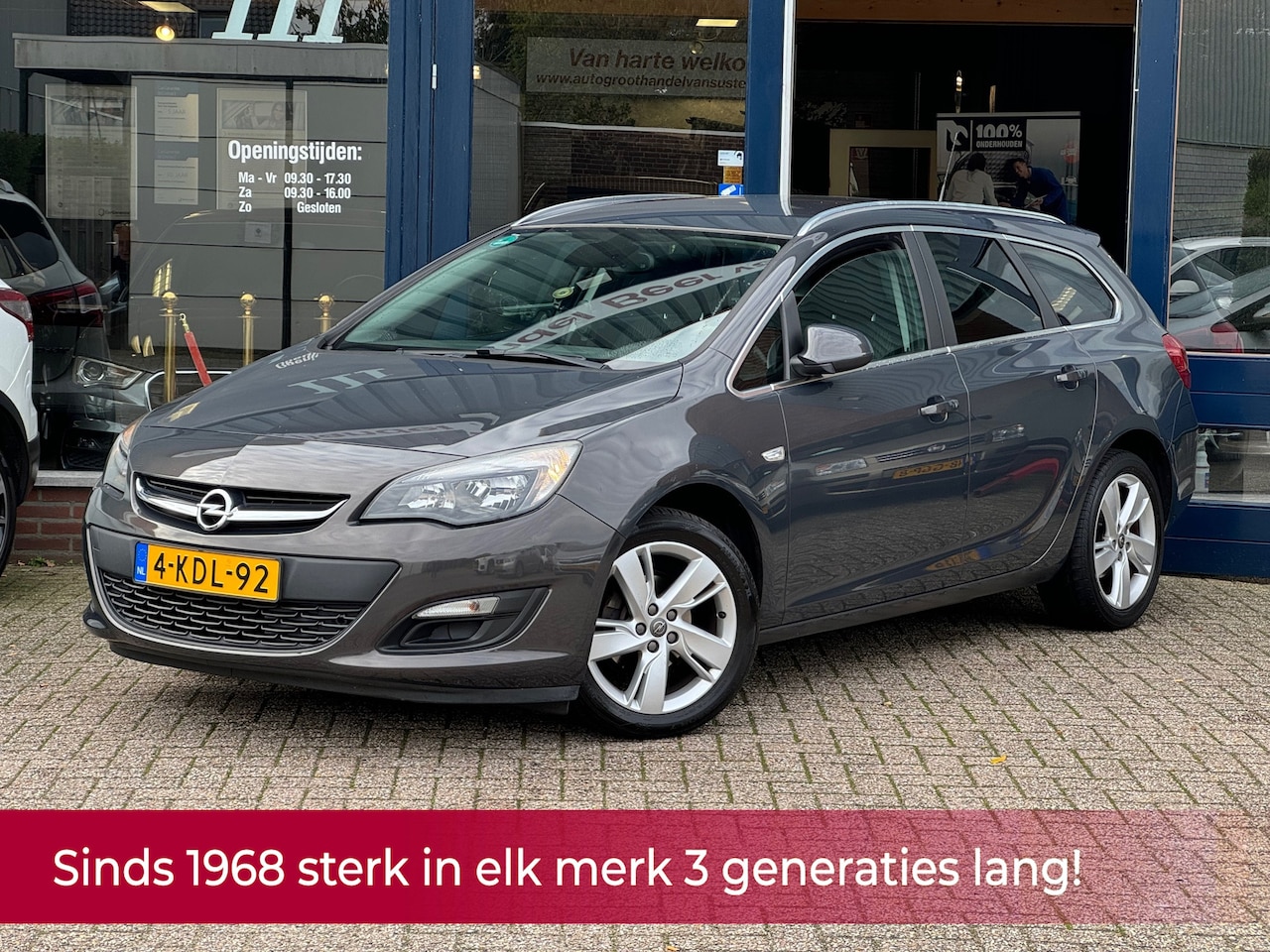 Opel Astra Sports Tourer - 1.4 Turbo Edition 120PK NL AUTO NAP! Trekhaak l Cruise l Airco l MTF-stuur! Dealer oh l NI - AutoWereld.nl