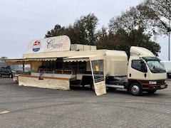 Mitsubishi Canter - 3.9 FE 35 Verkoopwagen Foodtruck Marktwagen BE-combi Koelcel Gekoelde vitrine Voortent Koe