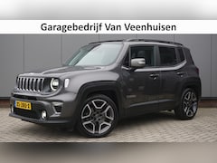 Jeep Renegade - 1.3T 150pk Automaat Limited Freedom Pano.Dak Leder Virtual Cockpit 19inch LM LED Navi A-Ca