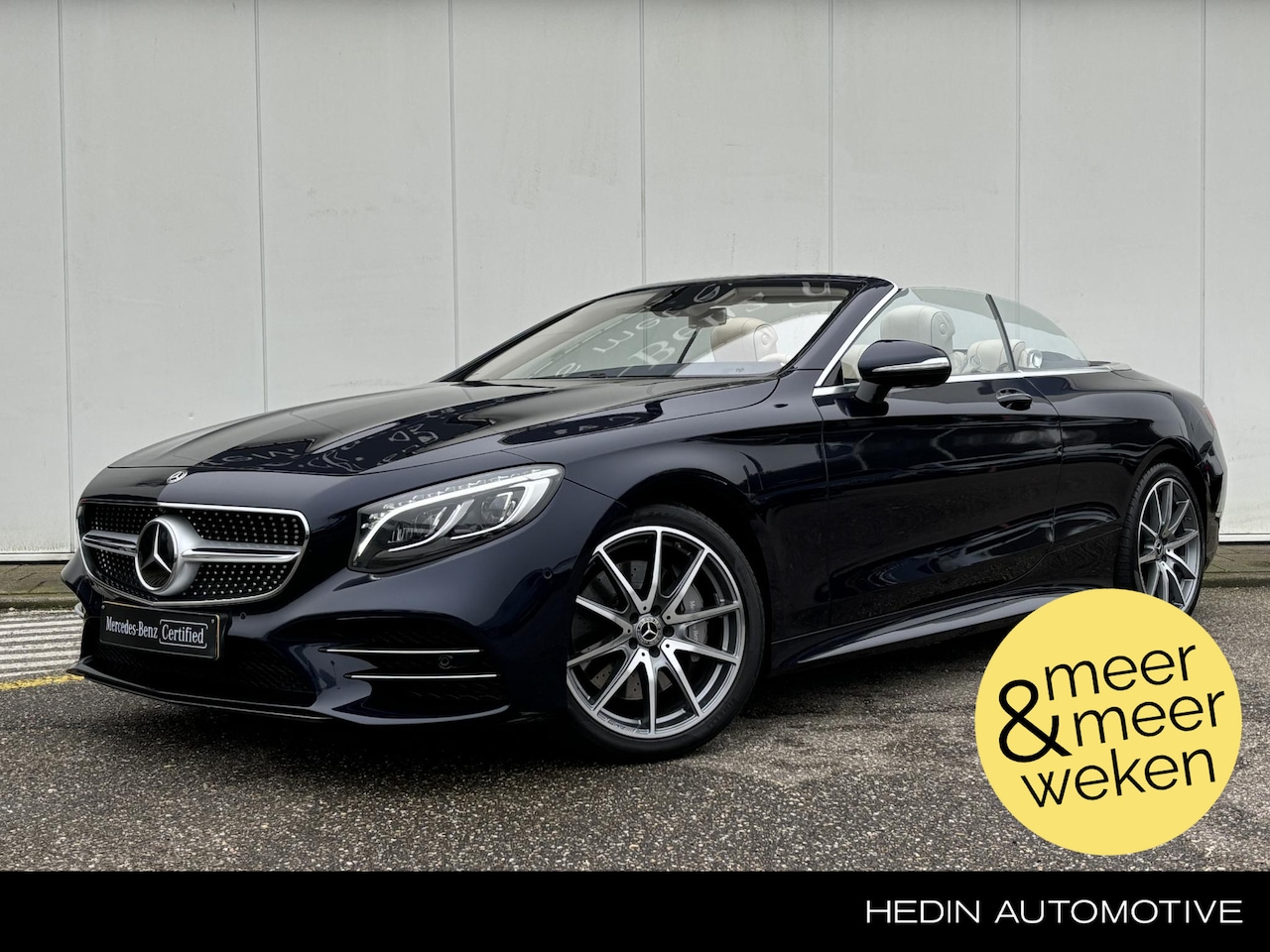 Mercedes-Benz S-klasse Cabrio - S 560 Cabiolet Automaat AMG Line | Designo | Exclusiefpakket | Distronic+ | Head-up | Burm - AutoWereld.nl