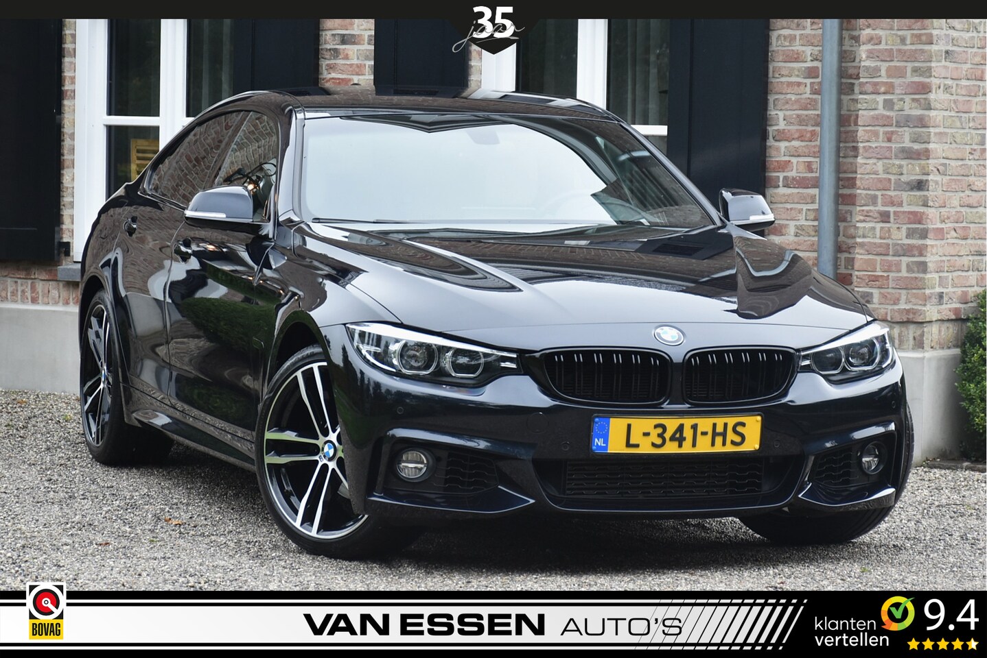 BMW 4-serie Gran Coupé - 418i M-Sport Edition Leder Navi Camera Unieke Samenstelling NL-Auto! - AutoWereld.nl