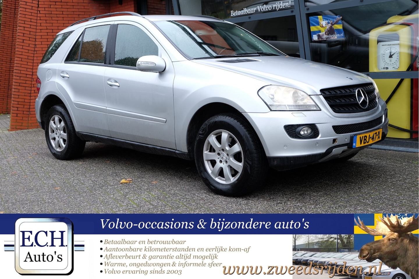 Mercedes-Benz ML-klasse - 320 CDI 224 pk Grijs Kenteken, Leer, Trekhaak, Bakstoring - AutoWereld.nl