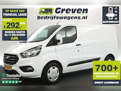 Ford Transit Custom - 2.0 TDCI L1H1 Automaat Airco Cruise 3 Persoons PDC LED Elektrpakket Schuifdeur Trekhaak