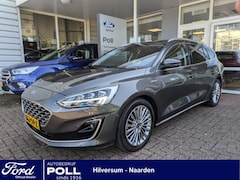 Ford Focus Wagon - 1.0 EcoBoost Vignale Leder Adap Cruise Adap Full LED Elek Achterklep HUD Dealeronderhouden