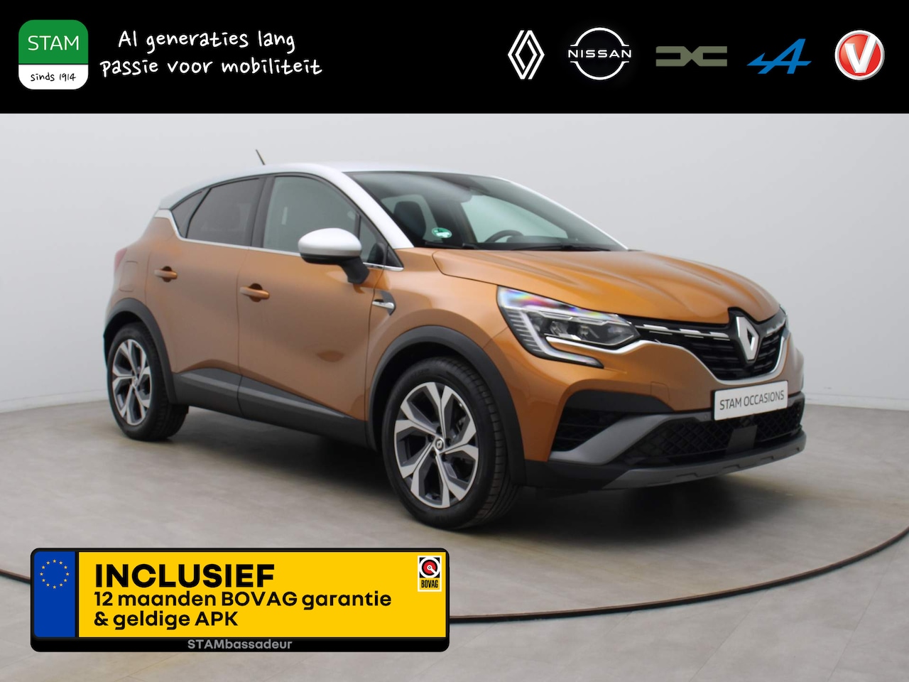 Renault Captur - E-Tech Hybrid 145pk R.S. Line Adapt. cruise | Camera | Navi | stuurverwarming | Trekhaak - AutoWereld.nl