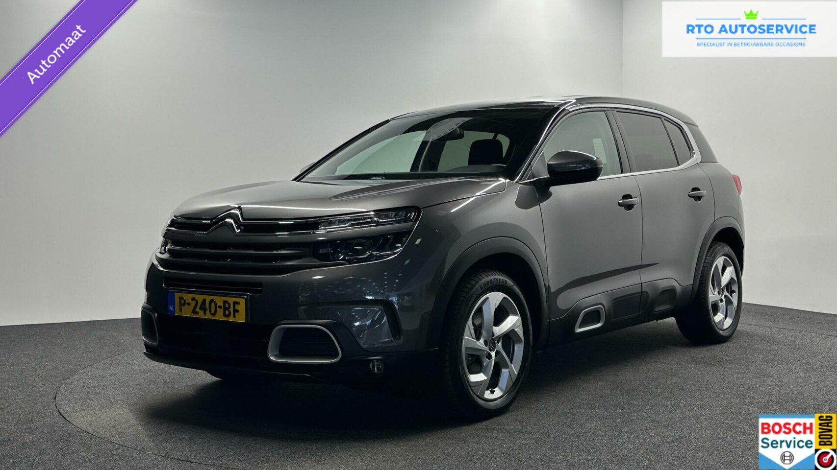 Citroën C5 Aircross - 1.2 PureTech Feel|Airco|Cruise|Navi|Automaat| - AutoWereld.nl