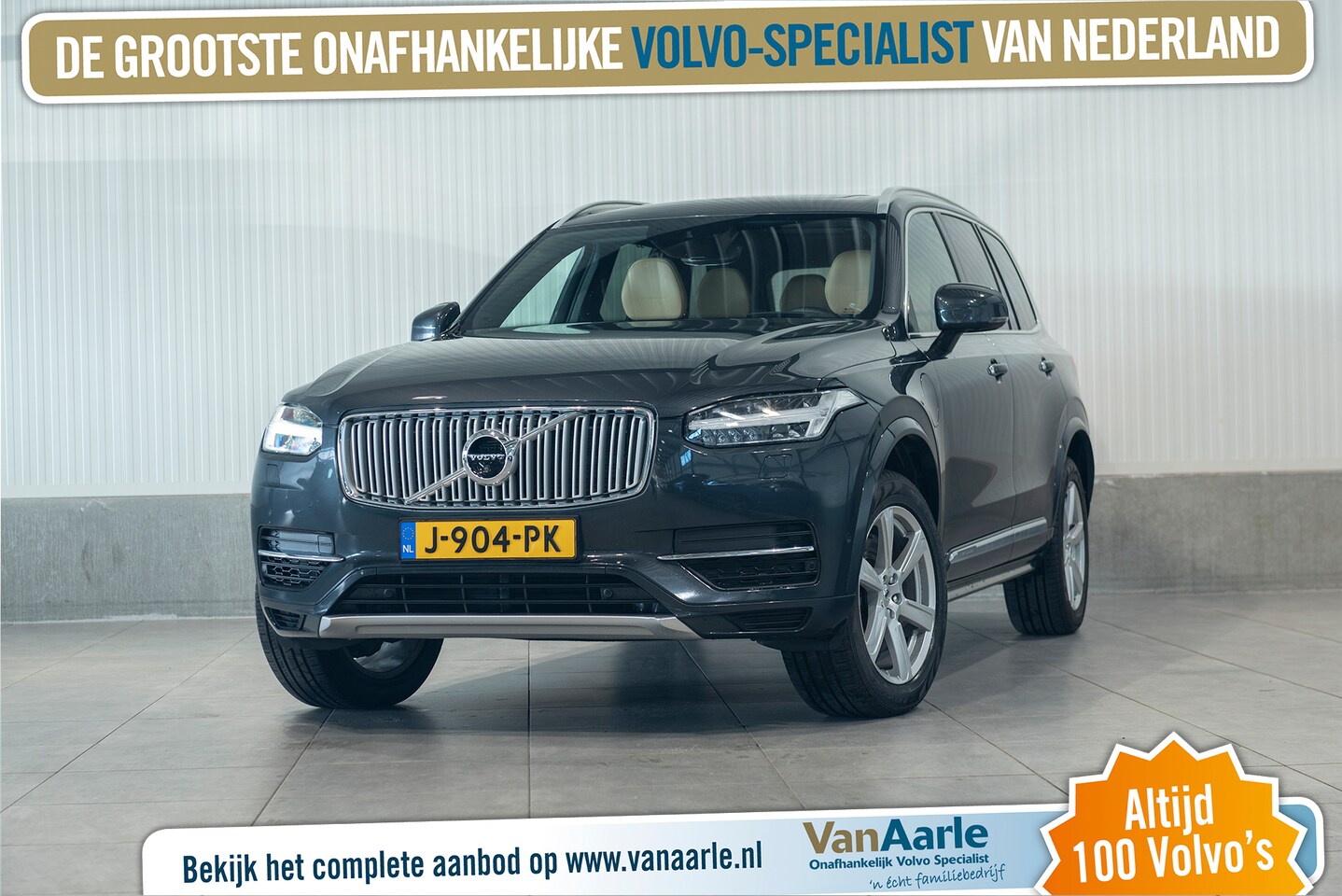 Volvo XC90 - 7pers. T8 Aut. Inscription Intellisafe 360Camera Trekhaak Leder 407pk - AutoWereld.nl