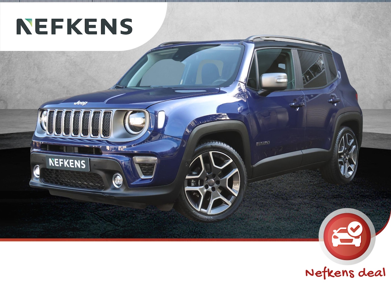 Jeep Renegade - 1.3T Freedom 1.3T 150pk Freedom (AUTOM./1ste eig./All-seasons/Camera/Climate/NAV./T.haak/NL Auto!) - AutoWereld.nl