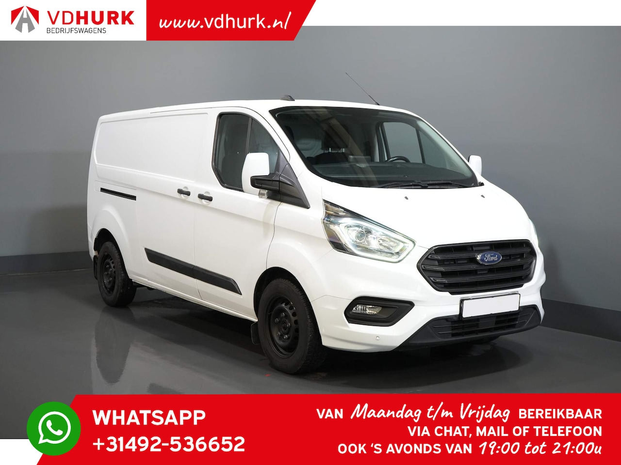 Ford Transit Custom - 340 2.0 TDCI 130 pk L2 Trend Carplay/ Navi/ PDC/ Cruise/ Airco - AutoWereld.nl