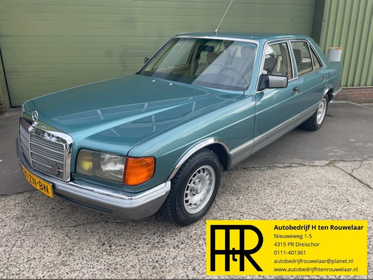 Mercedes-Benz S-klasse - W126 Petroleum Groen - AutoWereld.nl