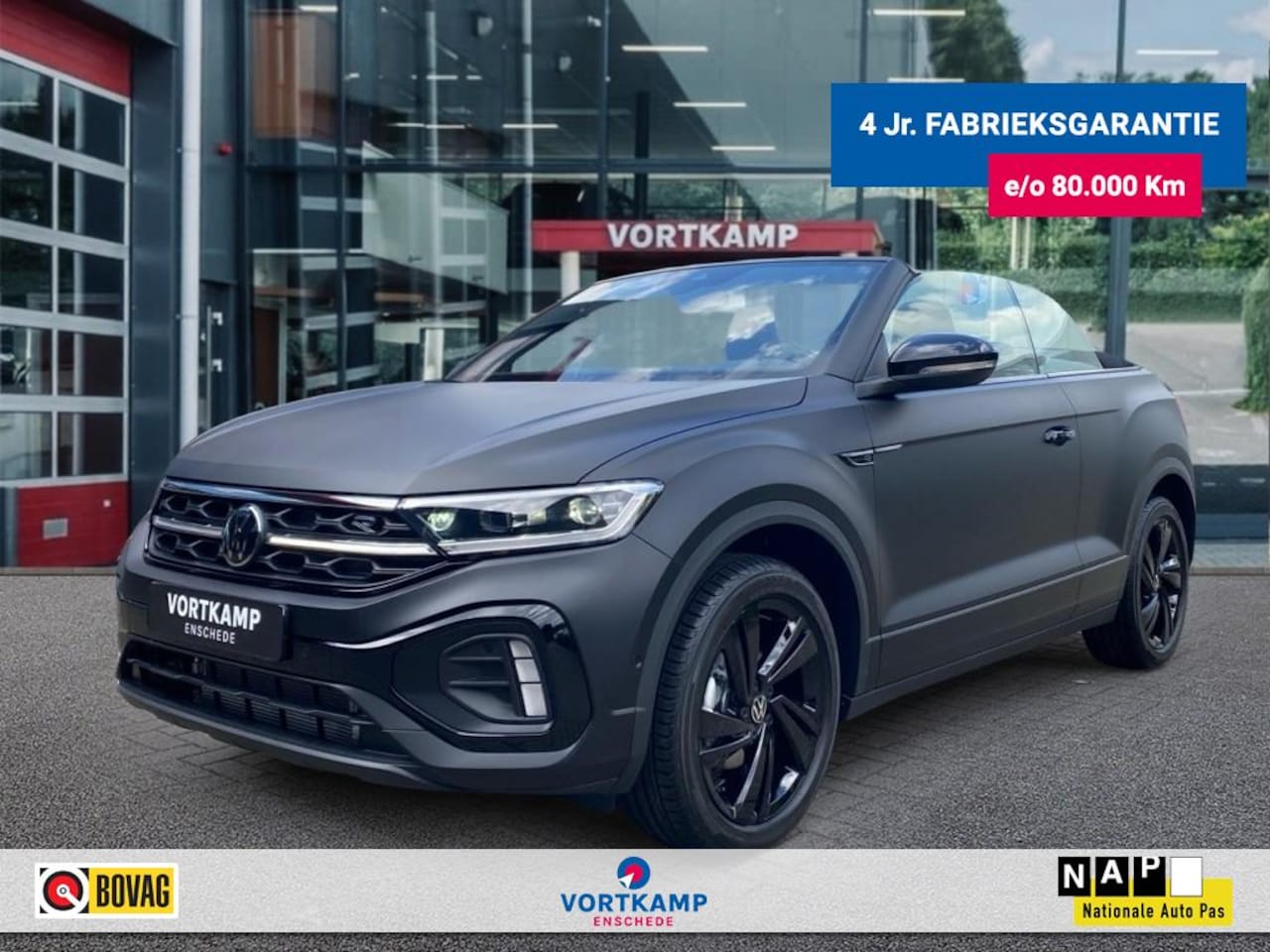 Volkswagen T-Roc - 1.5 TSI DSG R-LINE BLACK EDITION ONE OF 999 LEDER/CAMERA/IQ-LIGH - AutoWereld.nl