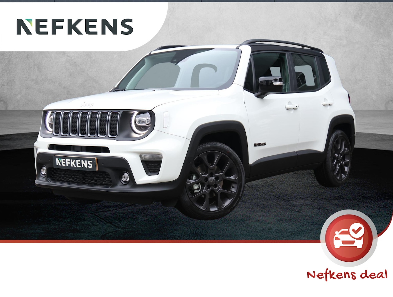 Jeep Renegade - 1.5T e-Hybrid S 1.5T e-Hybrid S (NAV./Camera/FULL LED/Keyless/FULL OPTION!!) - AutoWereld.nl