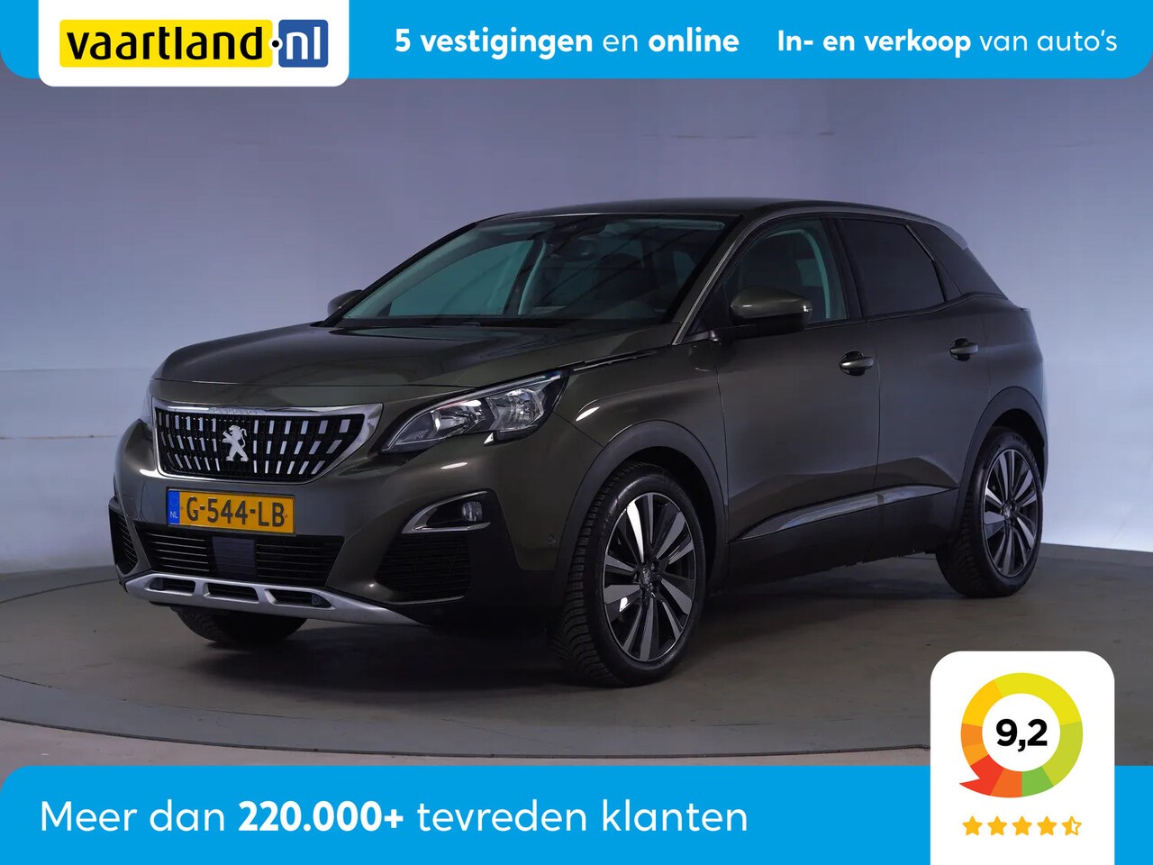 Peugeot 3008 - 1.2 PureTech Premium [ Safety pack Trekhaak Nav ] - AutoWereld.nl