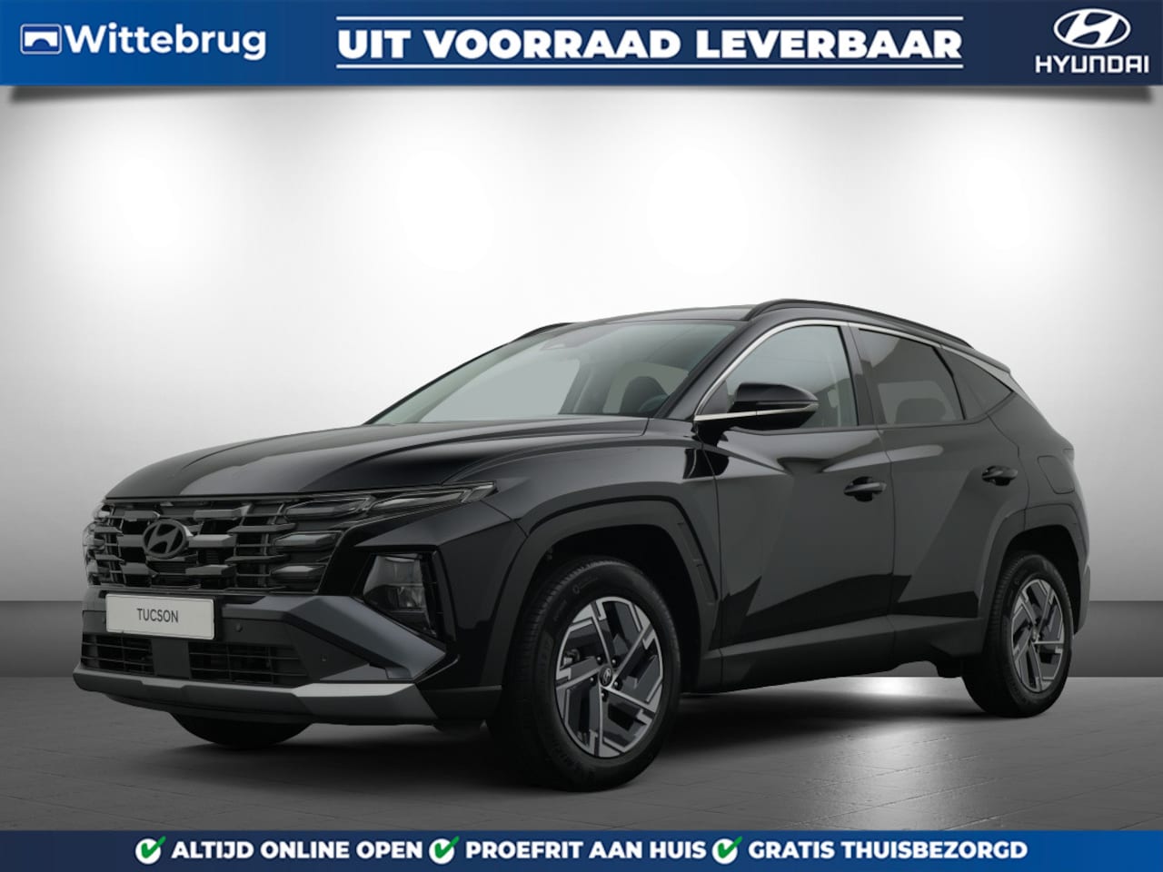 Hyundai Tucson - 1.6 T-GDI HEV Comfort Hybride Automaat met Navigatie, Climate Control en Camera Uit voorra - AutoWereld.nl