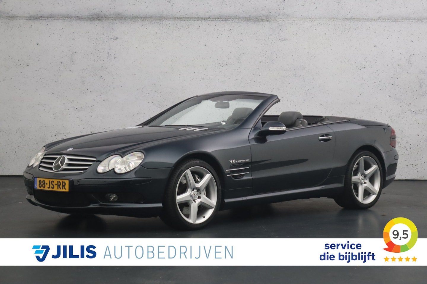 Mercedes-Benz SL-klasse Cabrio - AMG 55 501PK | Lederen bekleding | Sportstoelen | Sportonderstel | Xenon lampen - AutoWereld.nl