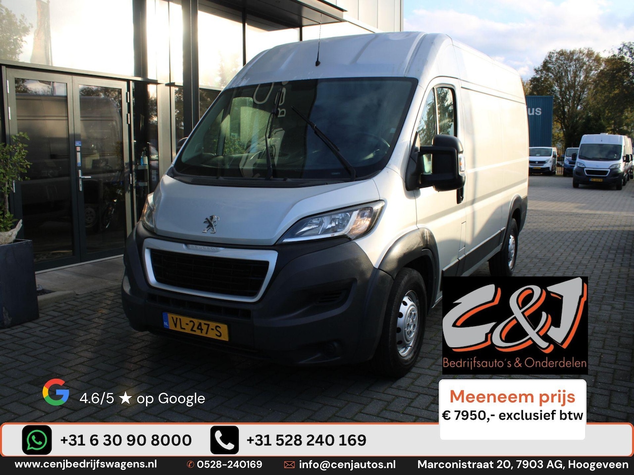 Peugeot Boxer - 435 2.2 HDI L2H2 XR airco cruise elek pakket 7950,- ex btw - AutoWereld.nl