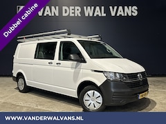 Volkswagen Transporter - 2.0 TDI 150pk L2H1 Dubbele cabine Euro6 Airco | Navigatie | 2500kg Trekhaak | 5-Zits | imp