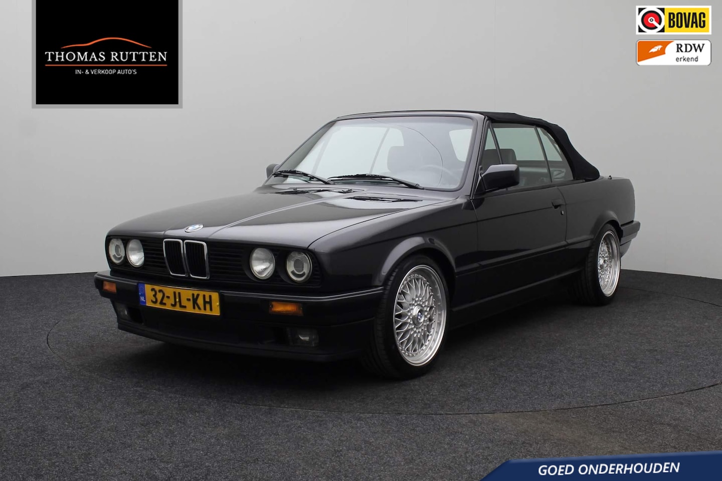 BMW 3-serie Cabrio - 320i 1991 | Automaat | Volledige Documentatie | Goed Onderhouden | 2 Sleutels | Elektrisch - AutoWereld.nl