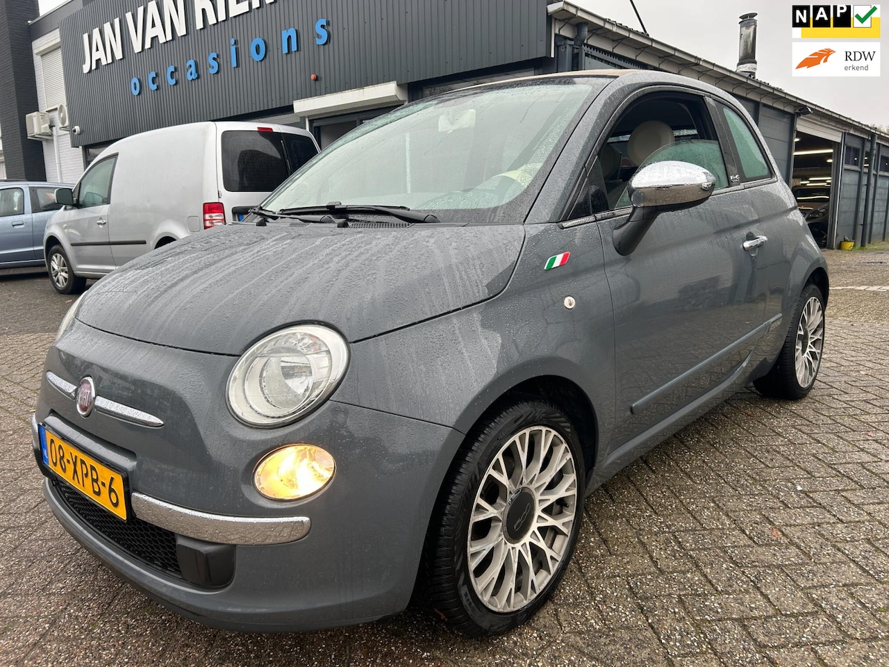 Fiat 500 C - 0.9 TwinAir Lounge Automaat airco apk 22-8-2025 cabriodak - AutoWereld.nl