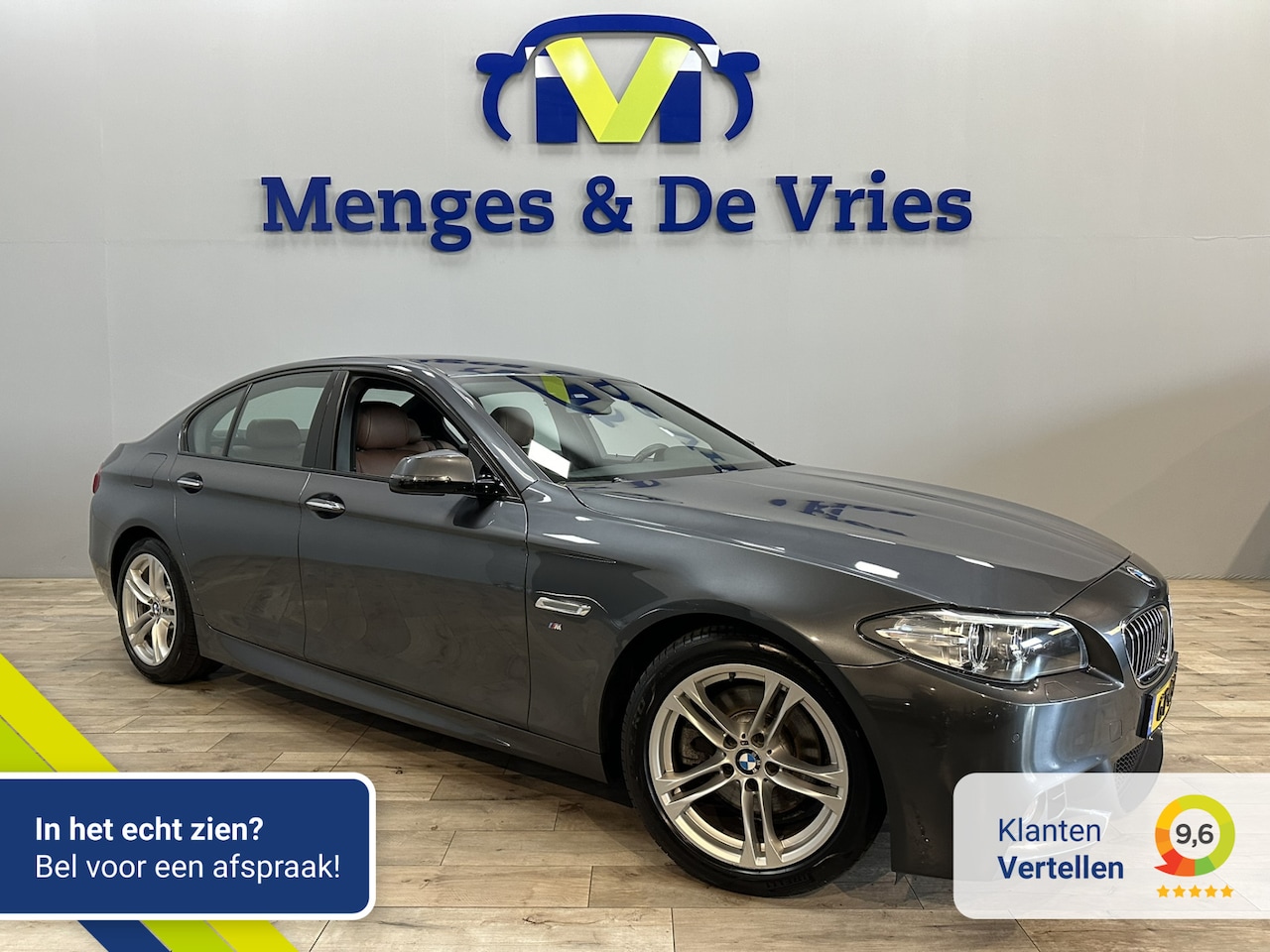 BMW 5-serie - 520i Edition High Executive M Sport | Airco ECC | Leer | Xenon | Harman Kardon | Cruise Co - AutoWereld.nl