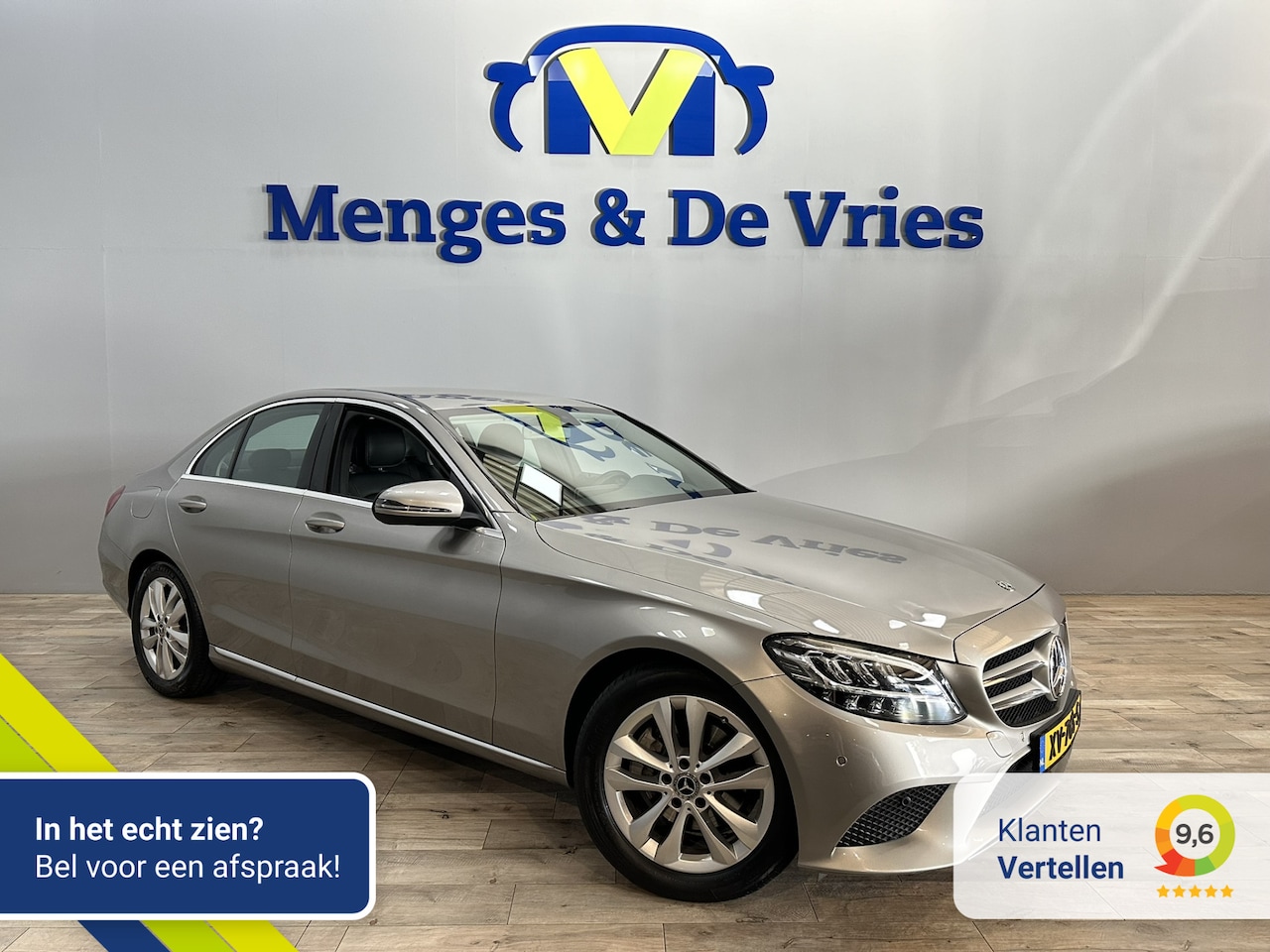 Mercedes-Benz C-klasse - 200 Advantage Pack Airco ECC | LED | Camera | Leer | Stoelverwarming | Navigatie | Trekhaa - AutoWereld.nl