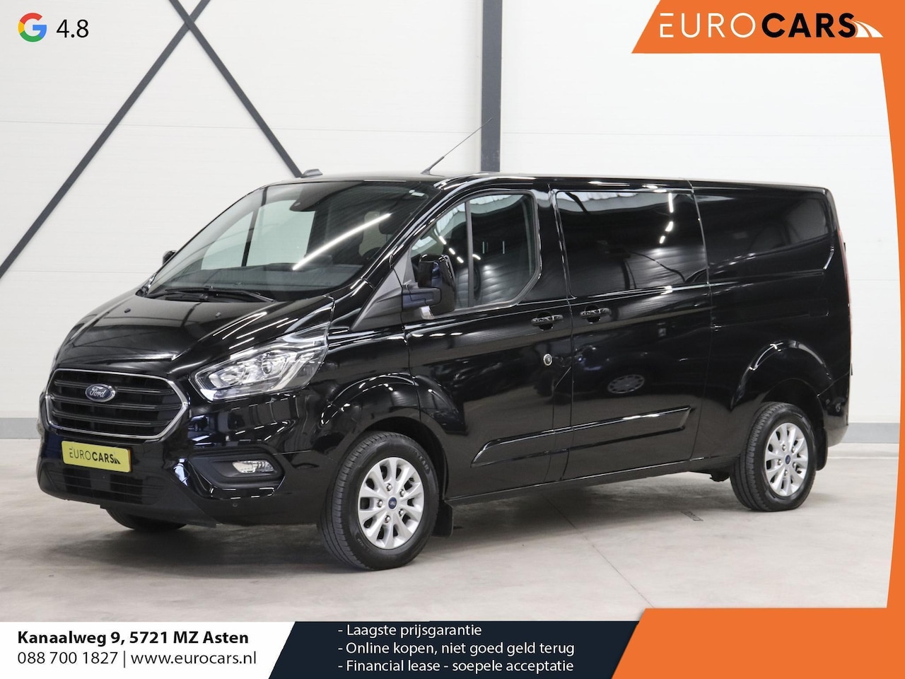 Ford Transit Custom - 300 2.0 TDCI L2H1 Trend Dubbele Cabine Automaat Airco Navi Cruise Camera Parkeersensoren - AutoWereld.nl