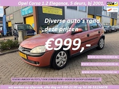 Opel Corsa - 1.2-16V Elegance , wij werken uitsluitend op telefonische afspraak, elke dag va 9:00-21:00