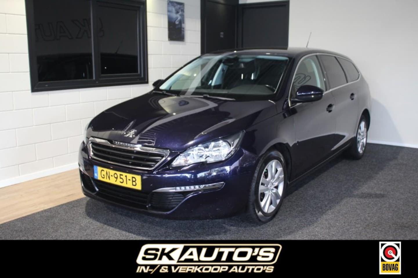 Peugeot 308 - 1.6 BLUEHDI LEASE PACK! NAP! NAVI LM VELGEN PDC CRUISE ALL-IN! - AutoWereld.nl