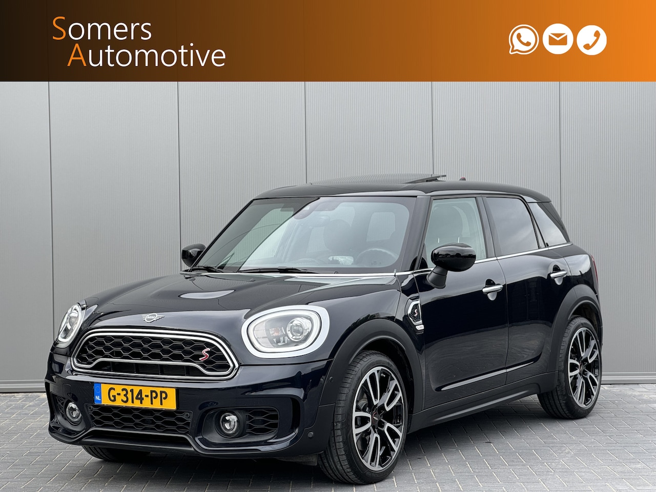 MINI Countryman - 2.0 Cooper S John Cooper Works | Panorama | 19" | HUD | Keyless | Harman Kardon - AutoWereld.nl