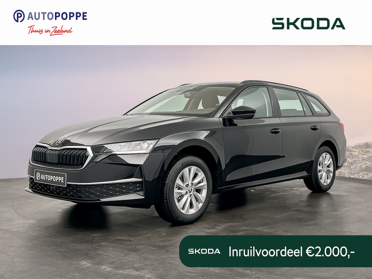 Skoda Octavia Combi - 1.5 TSI 115 6MT Edition | Chromen grille | Cruise control met speedlimiter | Easy Start (K - AutoWereld.nl