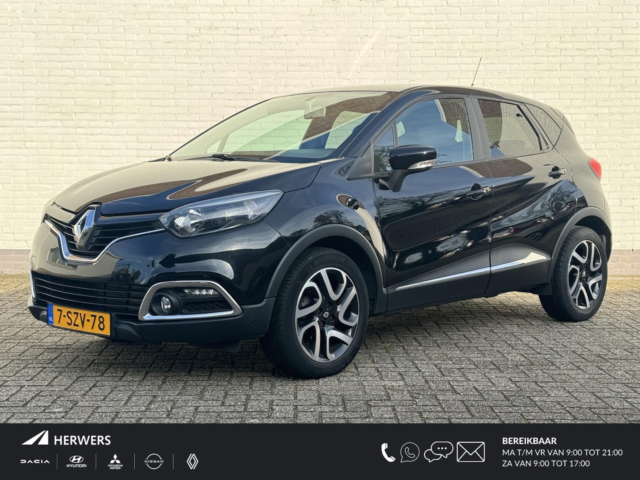 Renault Captur - 0.9 TCe Dynamique / Navigatie / Airco / Parkeersensor Achter / Cruise / Clima / Keyless & - AutoWereld.nl