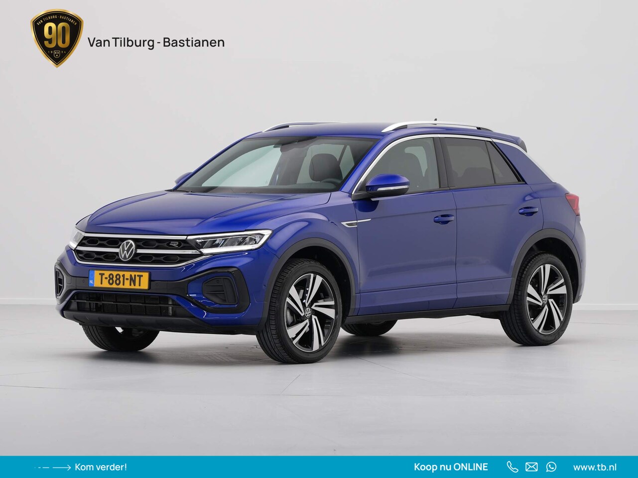 Volkswagen T-Roc - 1.5 TSI 150pk DSG R-Line Navigatie Pdc Led Acc - AutoWereld.nl