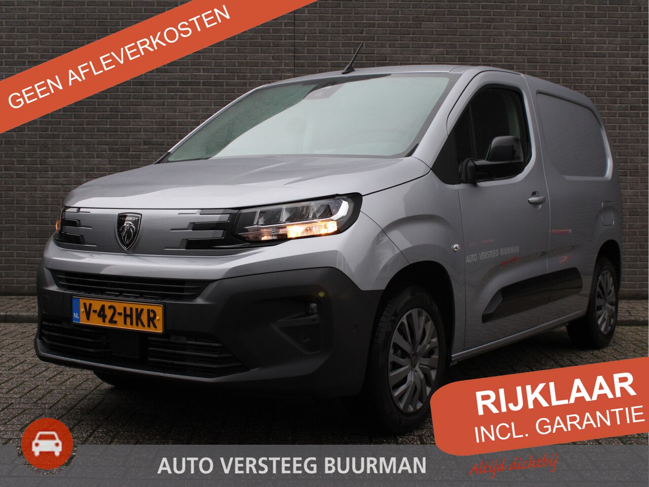 Peugeot Partner - 1.5 BlueHDi 100 S&S L1 Navigatie, Airco, Applecarpl./Andr. Auto, Trekhaak - AutoWereld.nl