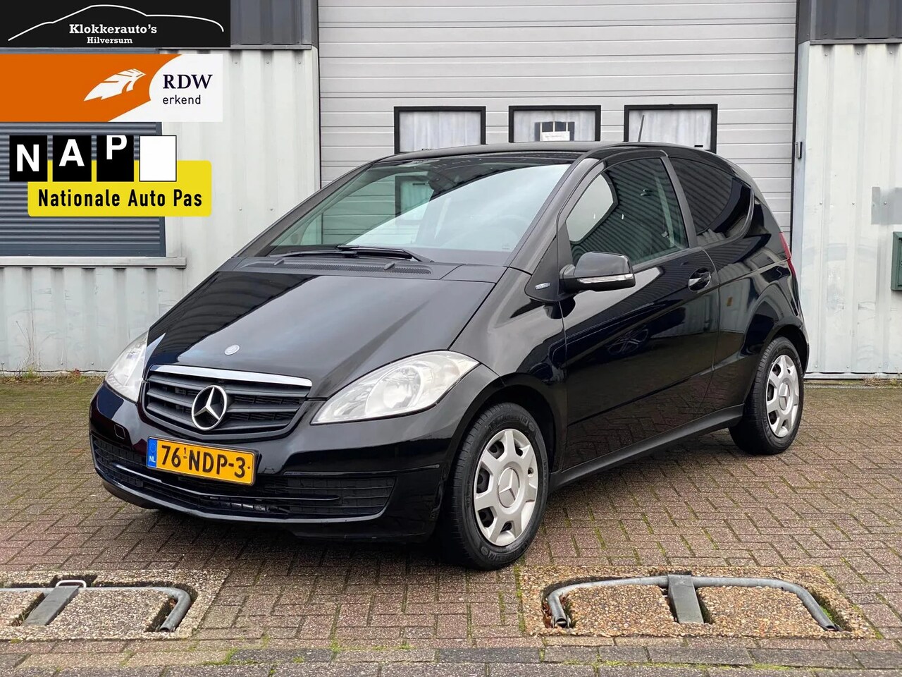 Mercedes-Benz A-klasse - 160 Limited Edition Airco | 119DKM | Zwart - AutoWereld.nl