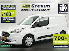 Ford Transit Connect - 1.5 EcoBlue L1H1 Airco 3 Persoons Elektrpakket Schuifdeur Trekhaak