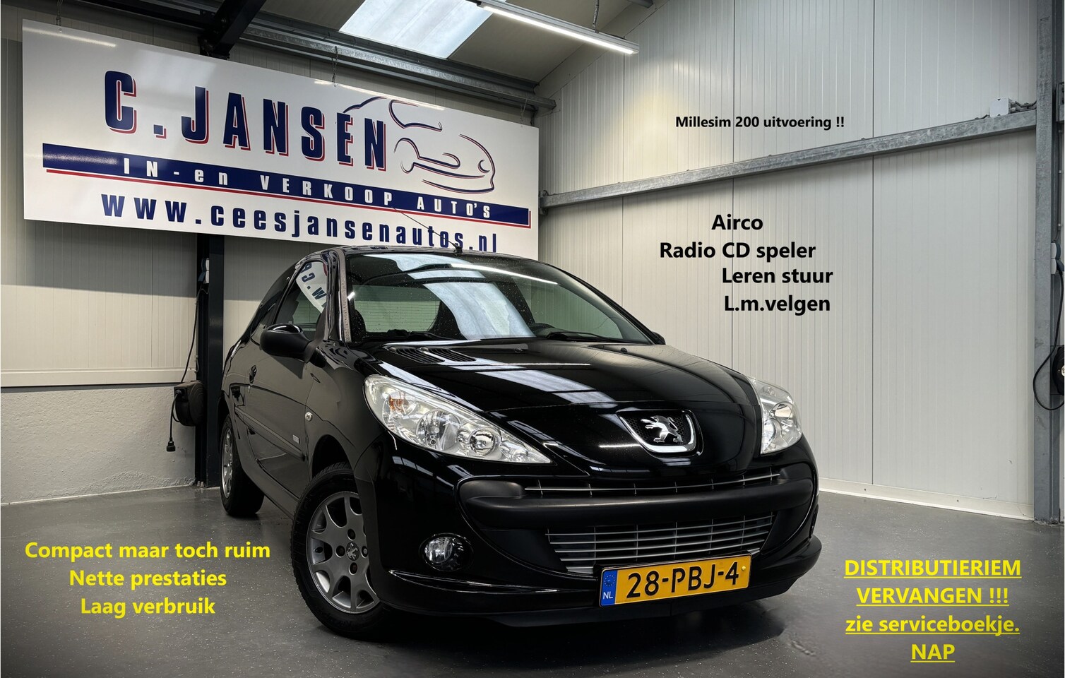 Peugeot 206 - 1.4 Millesim 200 LEUKE AUTO !!! - AutoWereld.nl