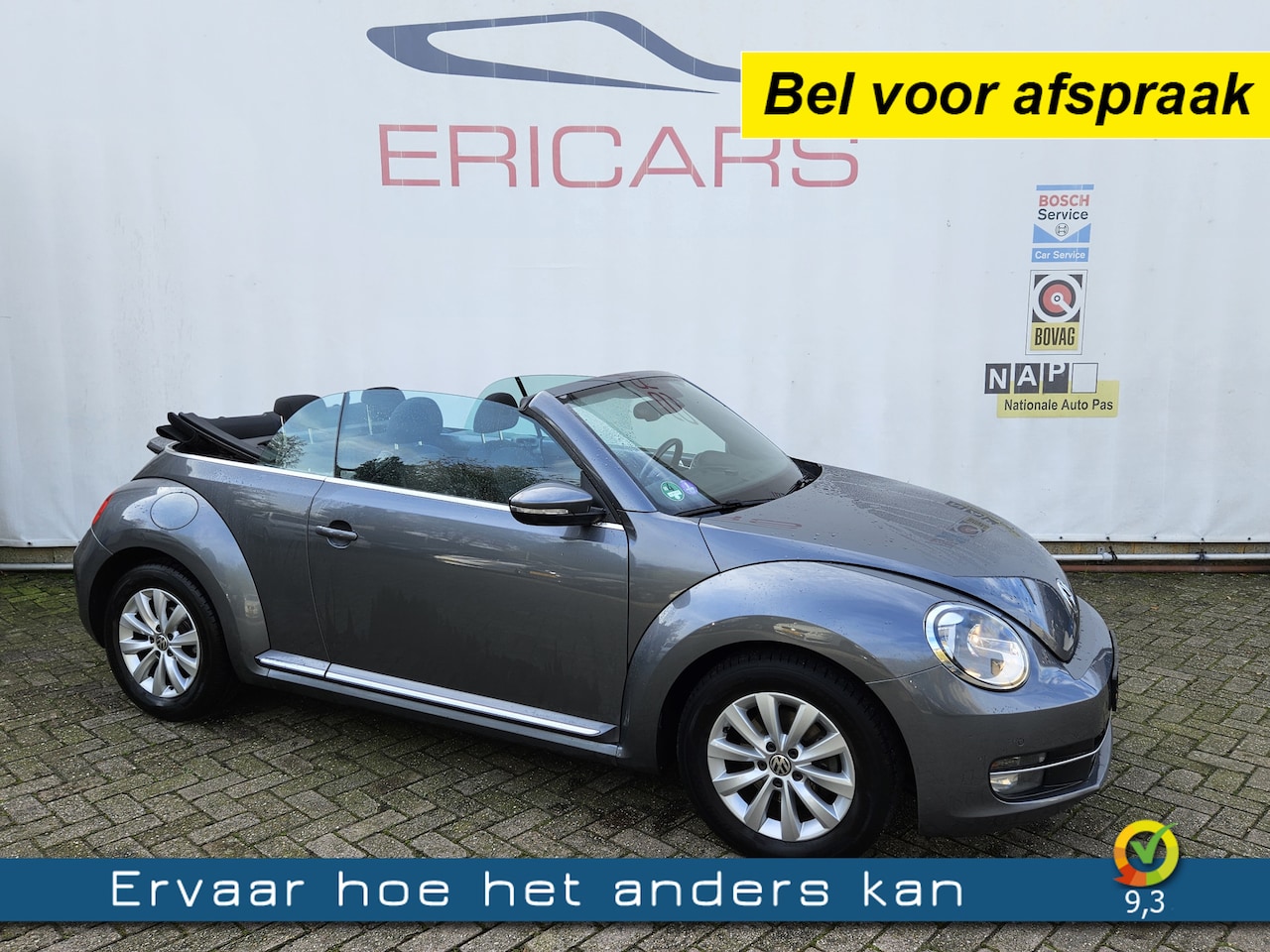 Volkswagen Beetle Cabriolet - 1.2 TSI NAVI TEL PDC SYOELVERW. CC 100% ONDERHOUD - AutoWereld.nl