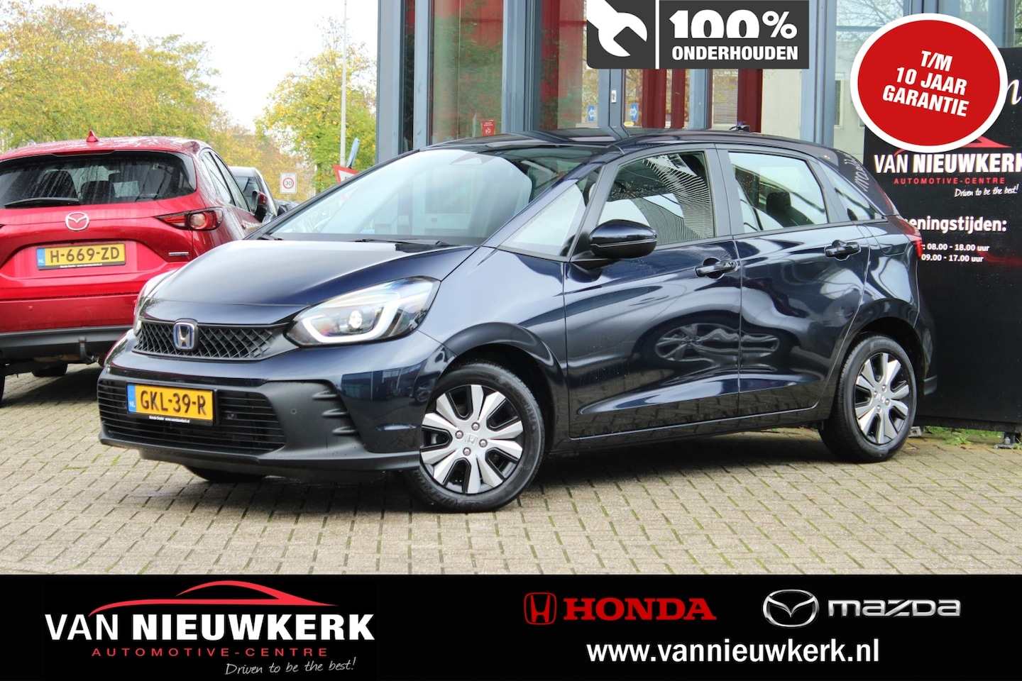 Honda Jazz - 1.5 e:HEV 122pk Hybrid Automaat Elegance Navigatie Camera tot 500kg trekgewicht! - AutoWereld.nl