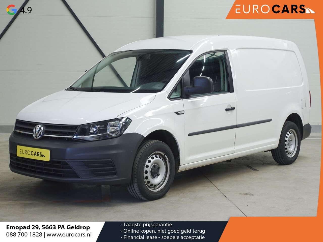 Volkswagen Caddy Maxi - 2.0 TDI Automaat Airco Cruise Navigatie Parkeersensoren - AutoWereld.nl