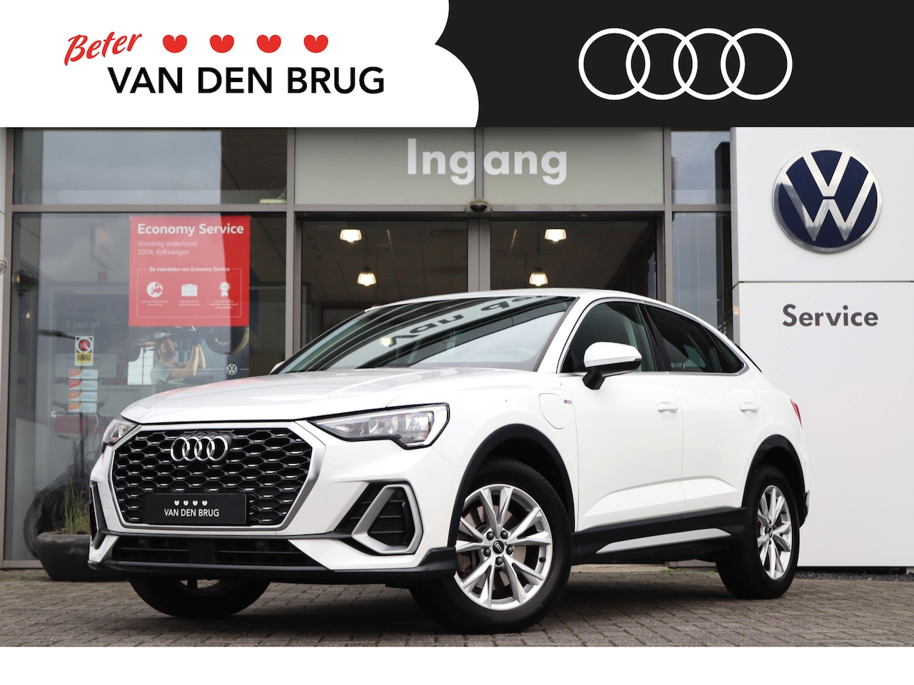 Audi Q3 Sportback - 45 TFSI e 245 pk Automaat S-Line | Climatronic | Cruise Control | LED | Bluetooth | Stoelv - AutoWereld.nl