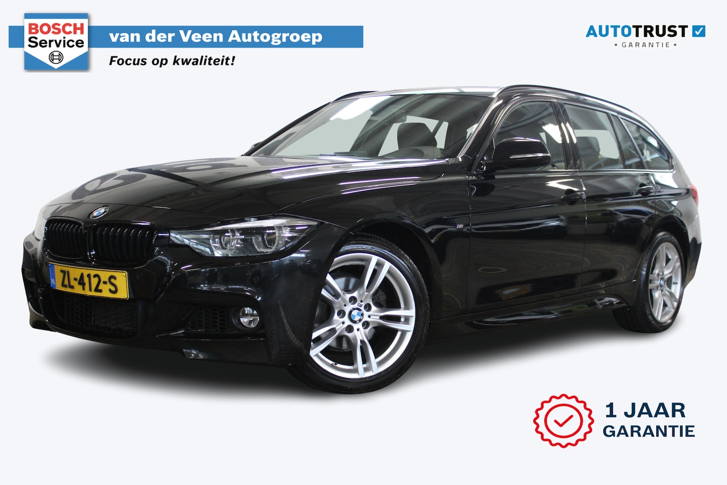 BMW 3-serie Touring - 318i M Sport | Automaat | Incl. 12 maanden garantie | Navigatie | Vol leder sportstoelen | - AutoWereld.nl