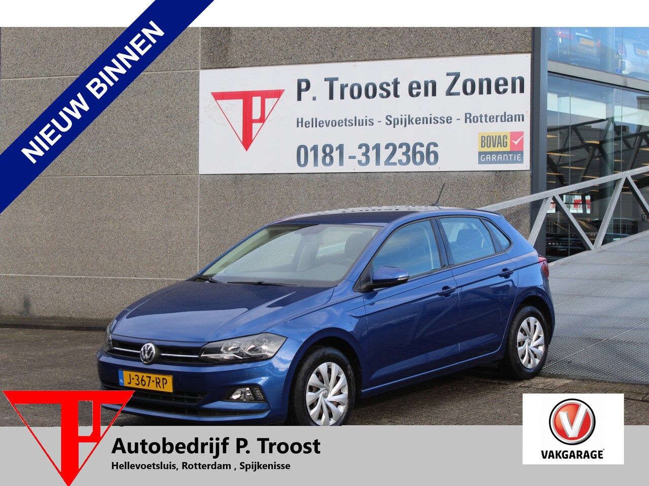 Volkswagen Polo - 1.0 TSI Comfortline Business Automaat Navigatie/Apple carplay/Adaptive cruise control/Park - AutoWereld.nl